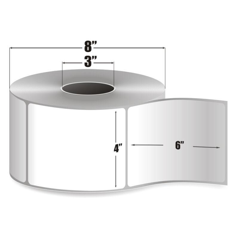 Thermal Transfer 3″ Core Labels 