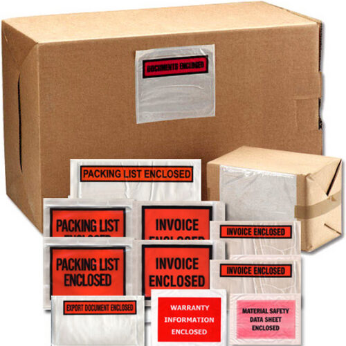 Packing list envelop