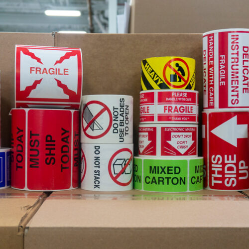 Pre-Printed Label