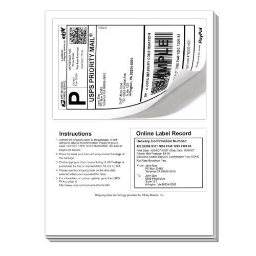 A4 Integrated Label Invoice Paper