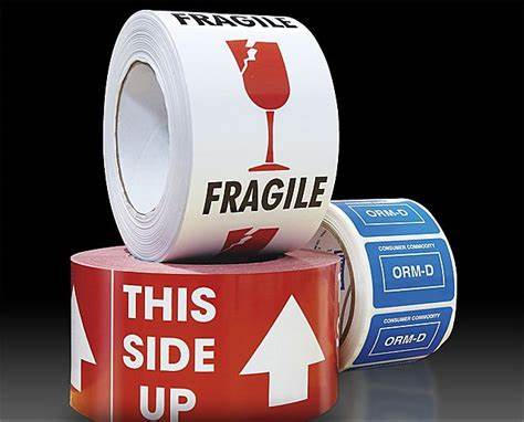 SHIPPING AND HANDLING LABELS